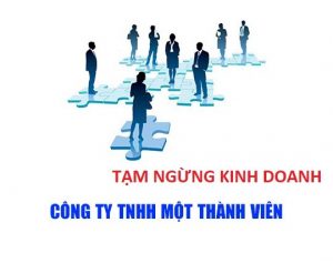 Thu Tuc Tam Ngung Kinh Doanh Cong Ty Tnhh 1 Thanh Vien