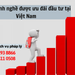 Các ngành nghề được ưu đãi đầu tư tại Việt Nam